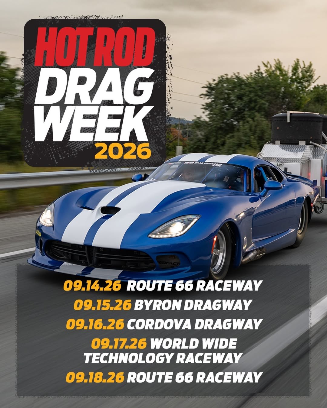 HOT ROD Drag Week 2026
